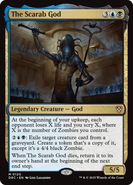 The Scarab God (120) — Aetherdrift Commander
