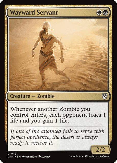 Wayward Servant (121) — Aetherdrift Commander