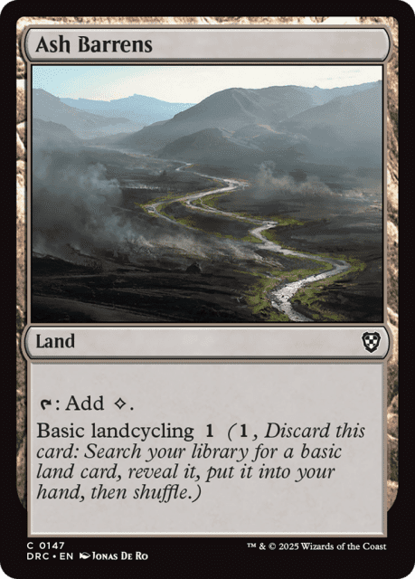 Ash Barrens (147) — Aetherdrift Commander