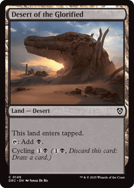Desert of the Glorified (149) — Aetherdrift Commander