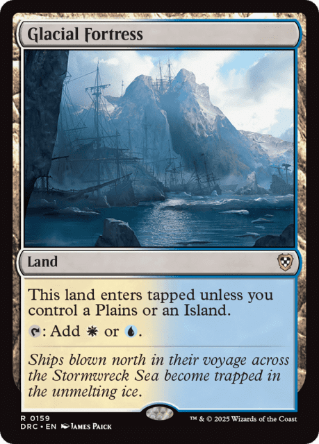 Glacial Fortress (159) — Aetherdrift Commander