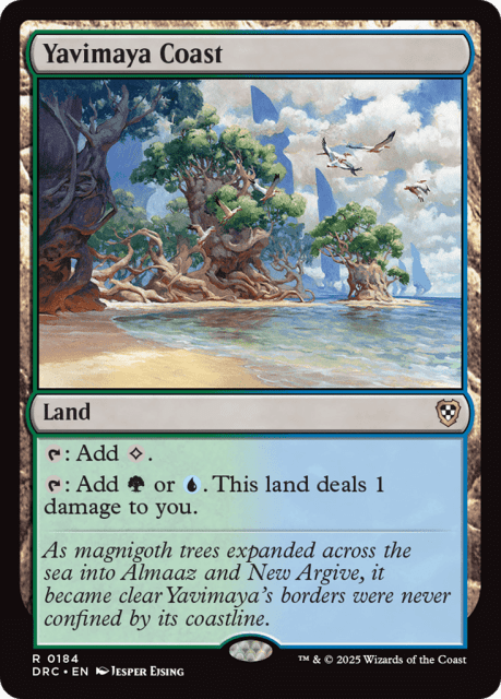 Yavimaya Coast (184) — Aetherdrift Commander