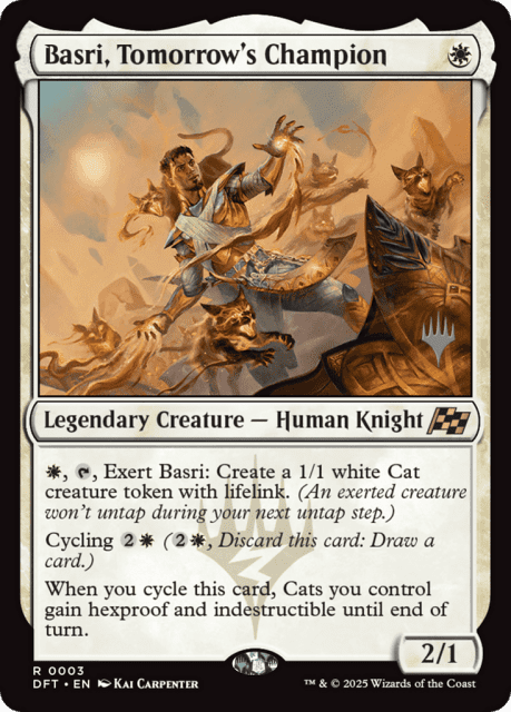 Basri, Tomorrow's Champion (3) — Aetherdrift Promos