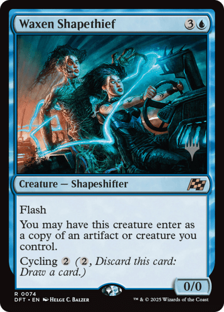 Waxen Shapethief (74) — Aetherdrift Promos