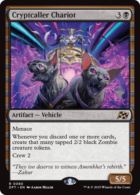 Cryptcaller Chariot (80) — Aetherdrift Promos