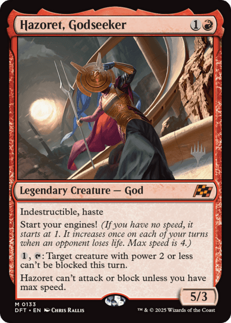 Hazoret, Godseeker (133) — Aetherdrift Promos