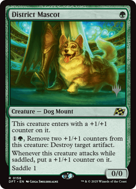 District Mascot (158) — Aetherdrift Promos