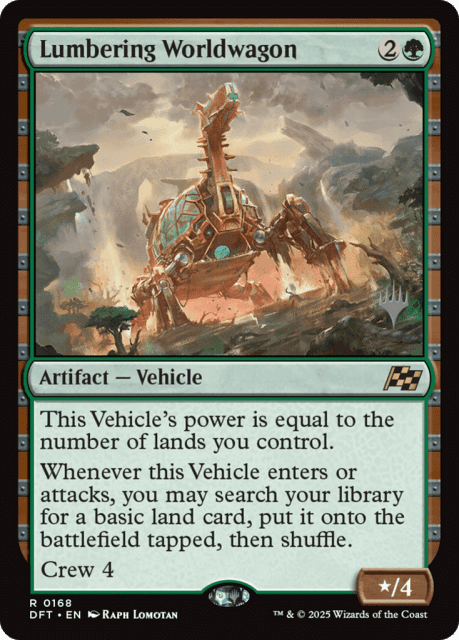 Lumbering Worldwagon (168) — Aetherdrift Promos