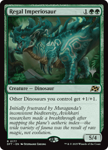 Regal Imperiosaur (177) — Aetherdrift Promos