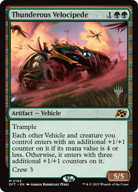 Thunderous Velocipede (183) — Aetherdrift Promos