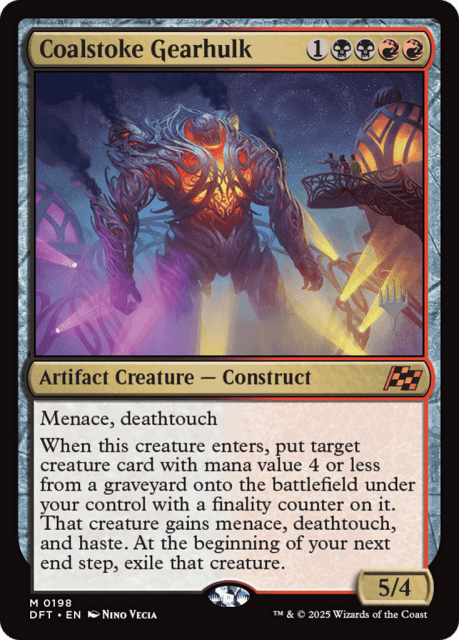 Coalstoke Gearhulk (198) — Aetherdrift Promos