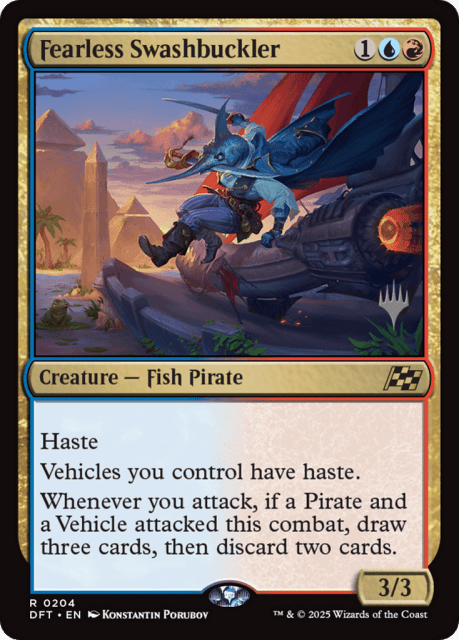 Fearless Swashbuckler (204) — Aetherdrift Promos