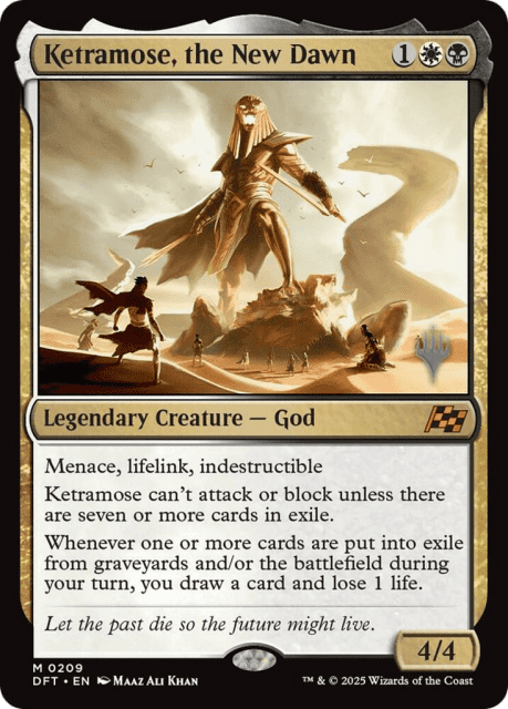 Ketramose, the New Dawn (209) — Aetherdrift Promos