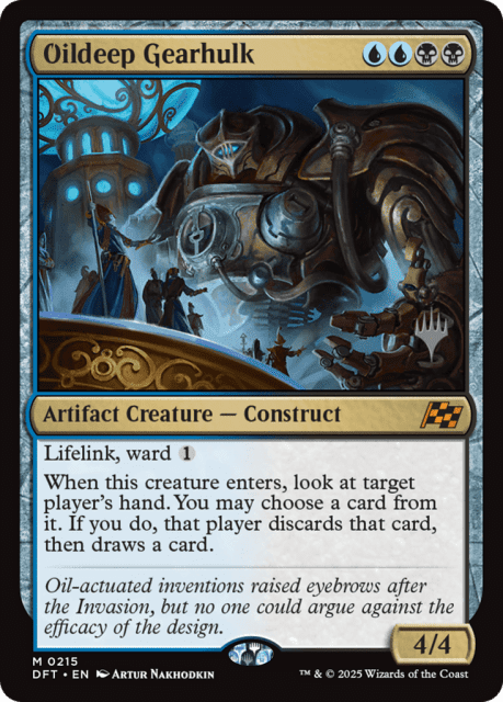 Oildeep Gearhulk (215) — Aetherdrift Promos
