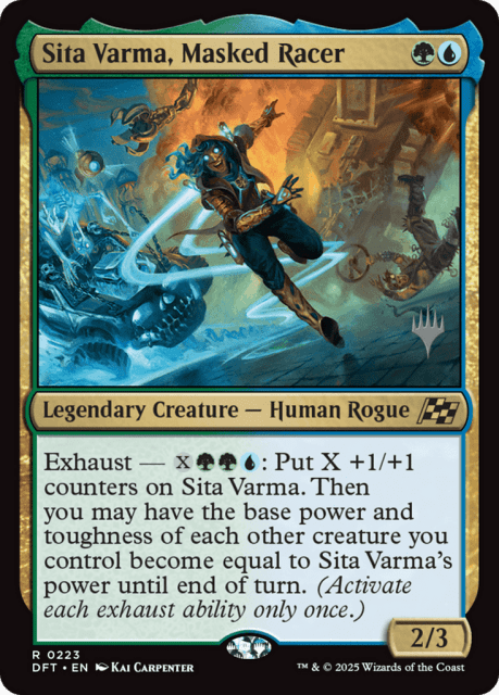 Sita Varma, Masked Racer (223) — Aetherdrift Promos