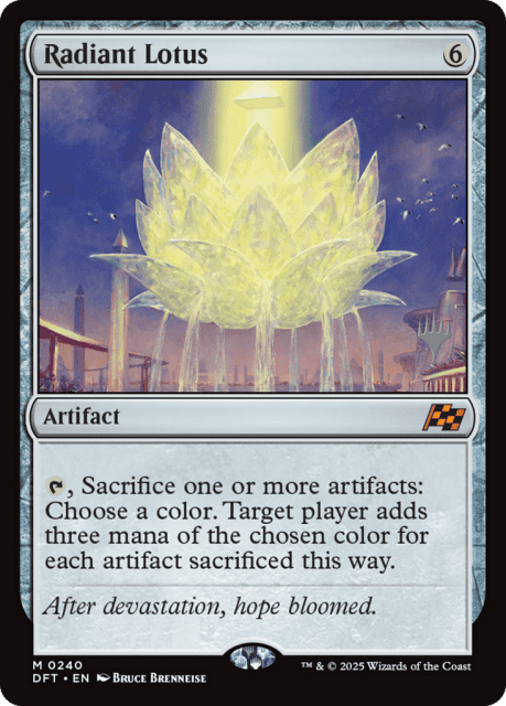 Radiant Lotus (240) — Aetherdrift Promos