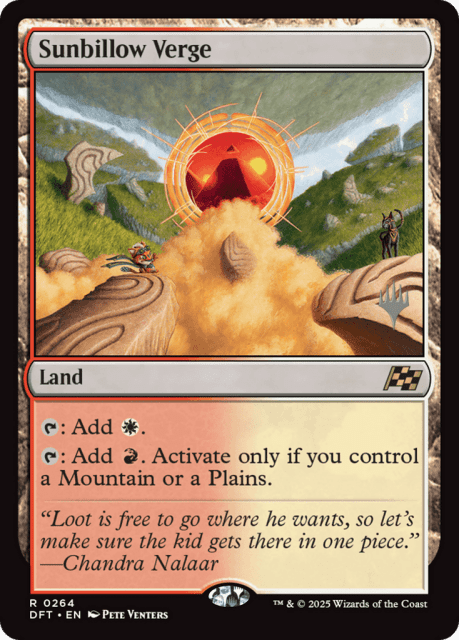 Sunbillow Verge (264) — Aetherdrift Promos