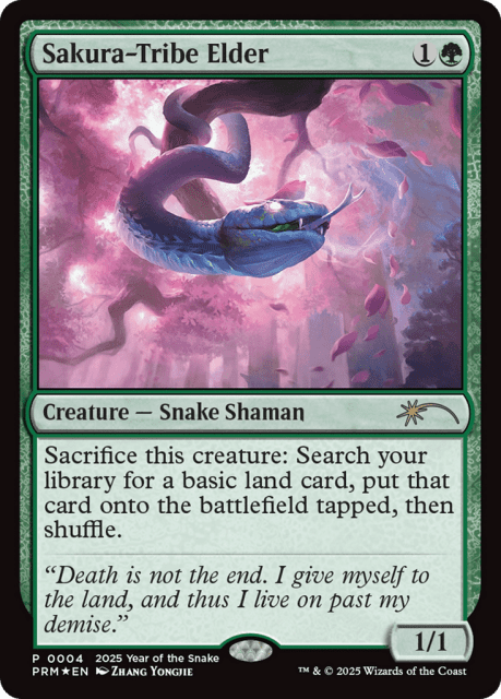 Sakura-Tribe Elder (4) — Year of the Snake 2025