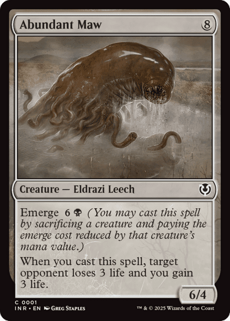 Abundant Maw (1) — Innistrad Remastered