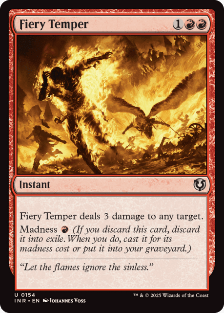 Fiery Temper (154) — Innistrad Remastered