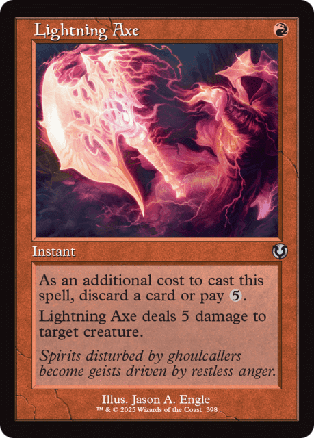 Lightning Axe (398) — Innistrad Remastered