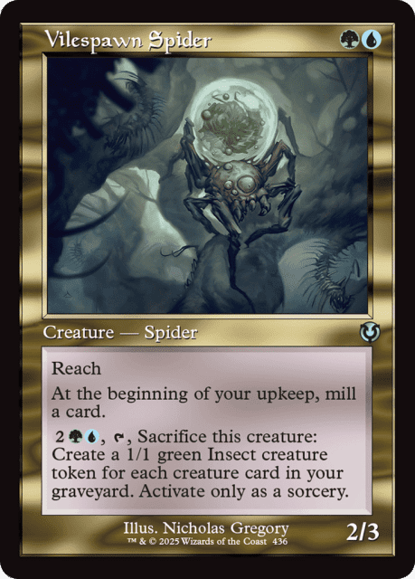Vilespawn Spider (436) — Innistrad Remastered