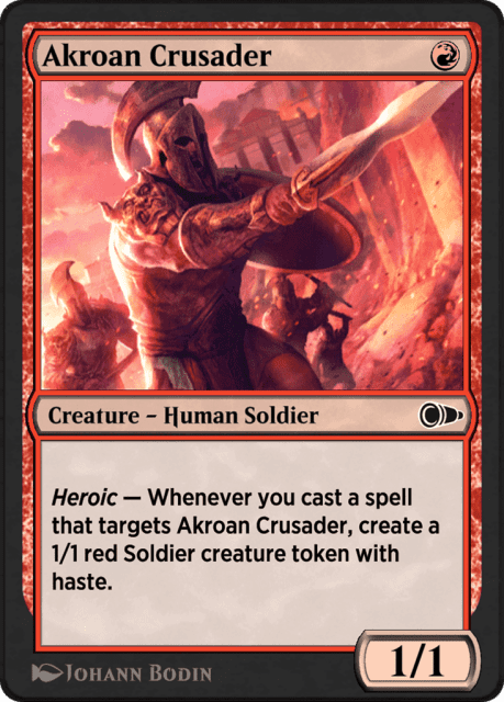 Akroan Crusader (123) — Pioneer Masters