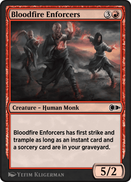Bloodfire Enforcers (124) — Pioneer Masters
