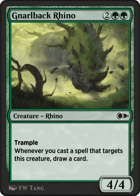 Gnarlback Rhino (176) — Pioneer Masters