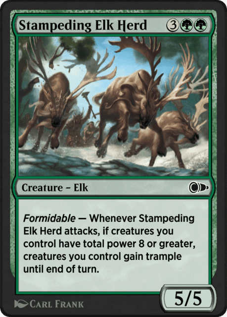 Stampeding Elk Herd (350) — Pioneer Masters