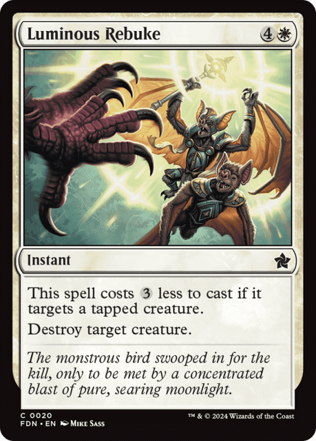 Luminous Rebuke (20) — Foundations