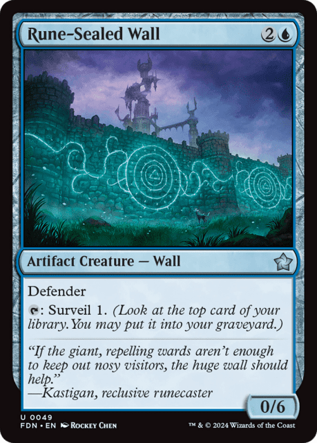 Rune-Sealed Wall (49) — Foundations