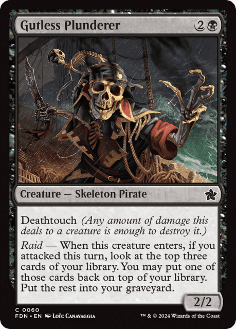 Gutless Plunderer (60) — Foundations