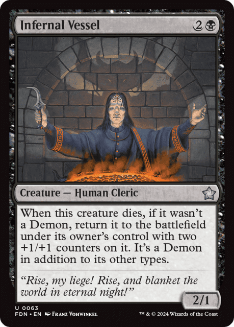 Infernal Vessel (63) — Foundations