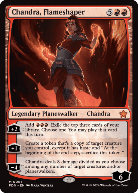 Chandra, Flameshaper (81) — Foundations
