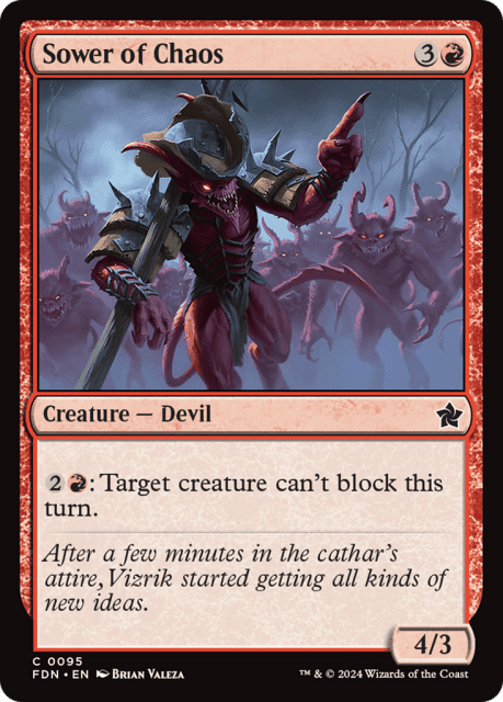 Sower of Chaos (95) — Foundations