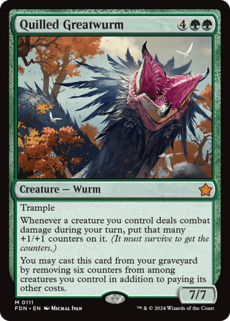 Quilled Greatwurm (111) — Foundations