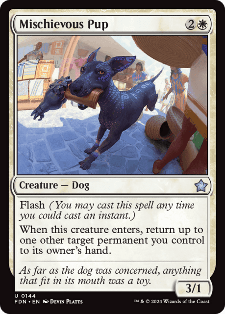 Mischievous Pup (144) — Foundations