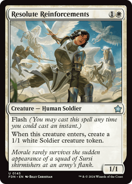 Resolute Reinforcements (145) — Foundations