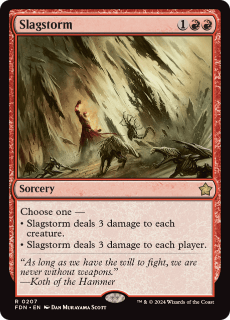 Slagstorm (207) — Foundations