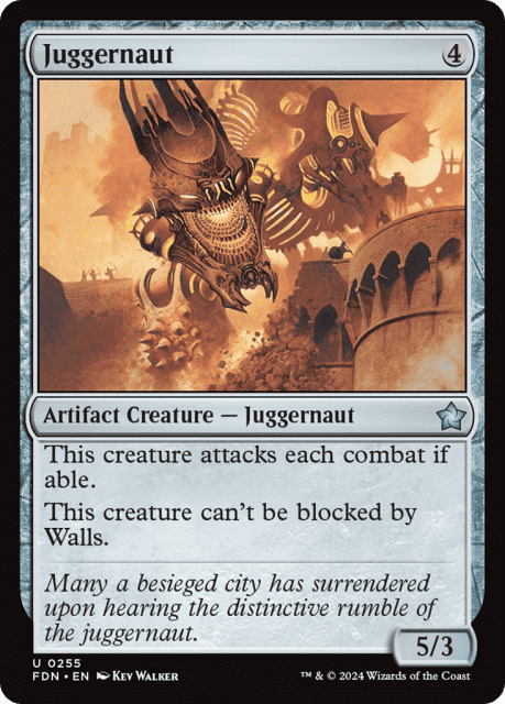 Juggernaut (255) — Foundations