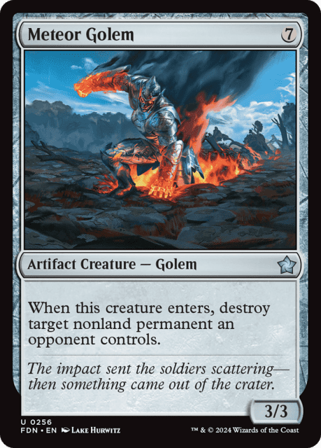 Meteor Golem (256) — Foundations