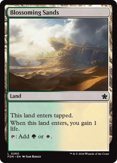 Blossoming Sands (260) — Foundations