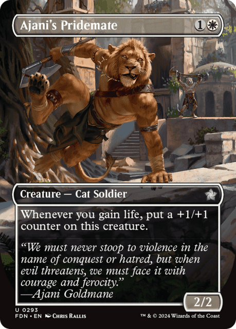 Ajani's Pridemate (293) — Foundations