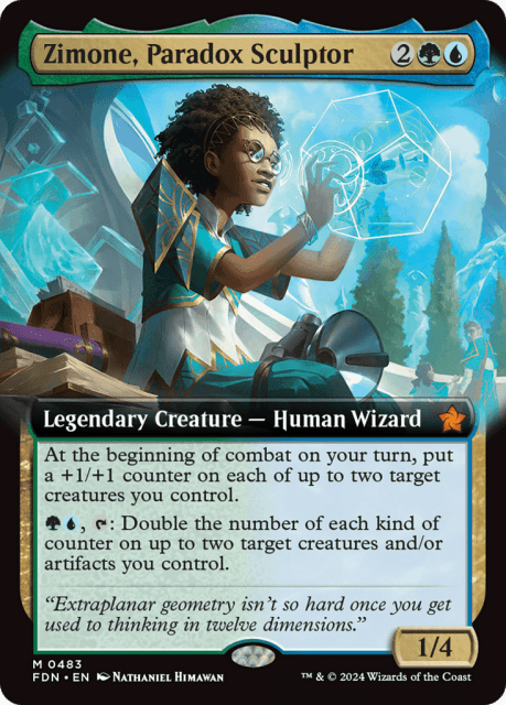 Zimone, Paradox Sculptor (483) — Foundations