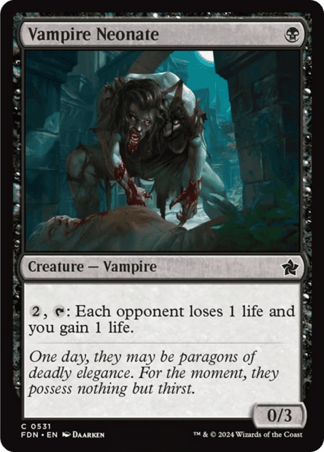 Vampire Neonate (531) — Foundations