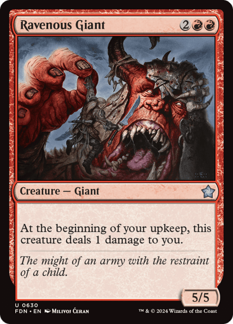 Ravenous Giant (630) — Foundations