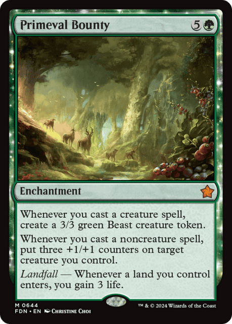 Primeval Bounty (644) — Foundations