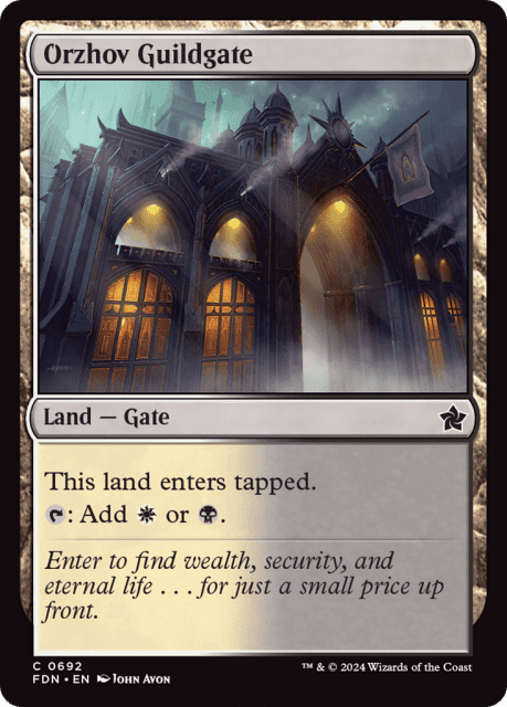 Orzhov Guildgate (692) — Foundations