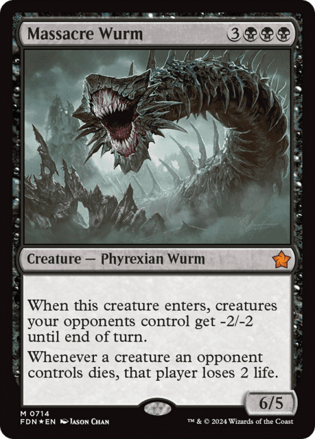Massacre Wurm (714) — Foundations